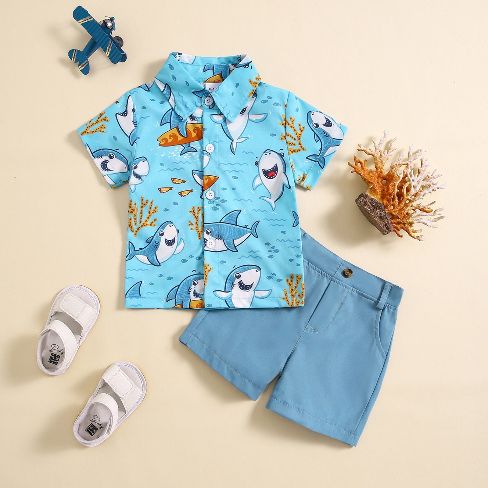 Boys Autumn Warm Layered Underwear Set Polyester Clothing