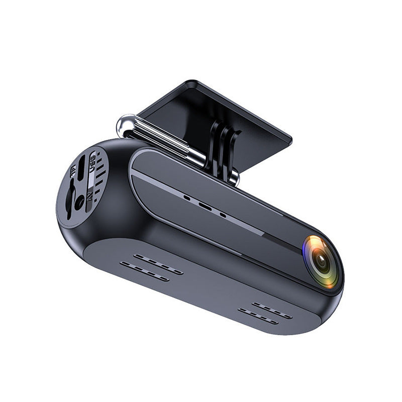 Hidden Car Dash Cam – Simple Black Compact Driving Recorder