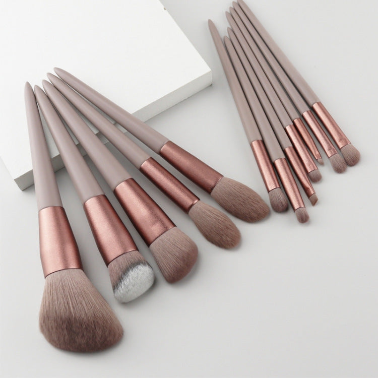 Quick-Drying Makeup Brush Set – 13-Piece Beauty Tools Kit