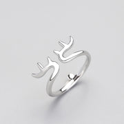Silver Jewelry Creative Personality Christmas Elk