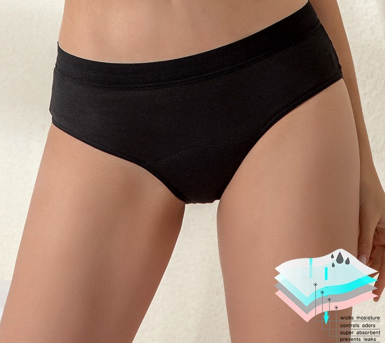 Women’s Cotton Period Underwear – Leak-Proof