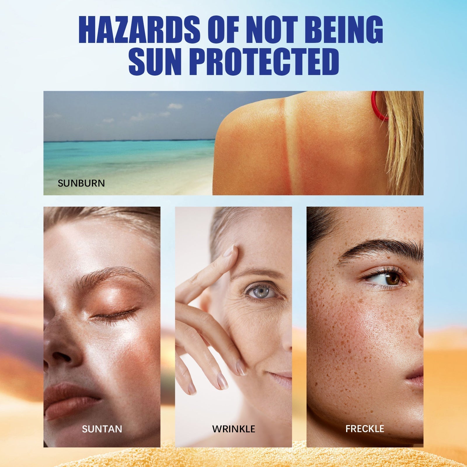 Hyaluronic Acid Sunscreen Stick SPF50 With Titanium Dioxide
