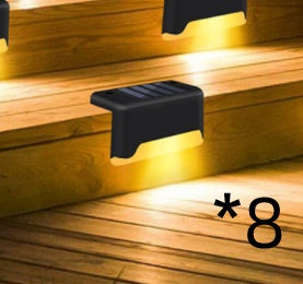 Solar Outdoor Courtyard Lamp Staircase Wall Lamp