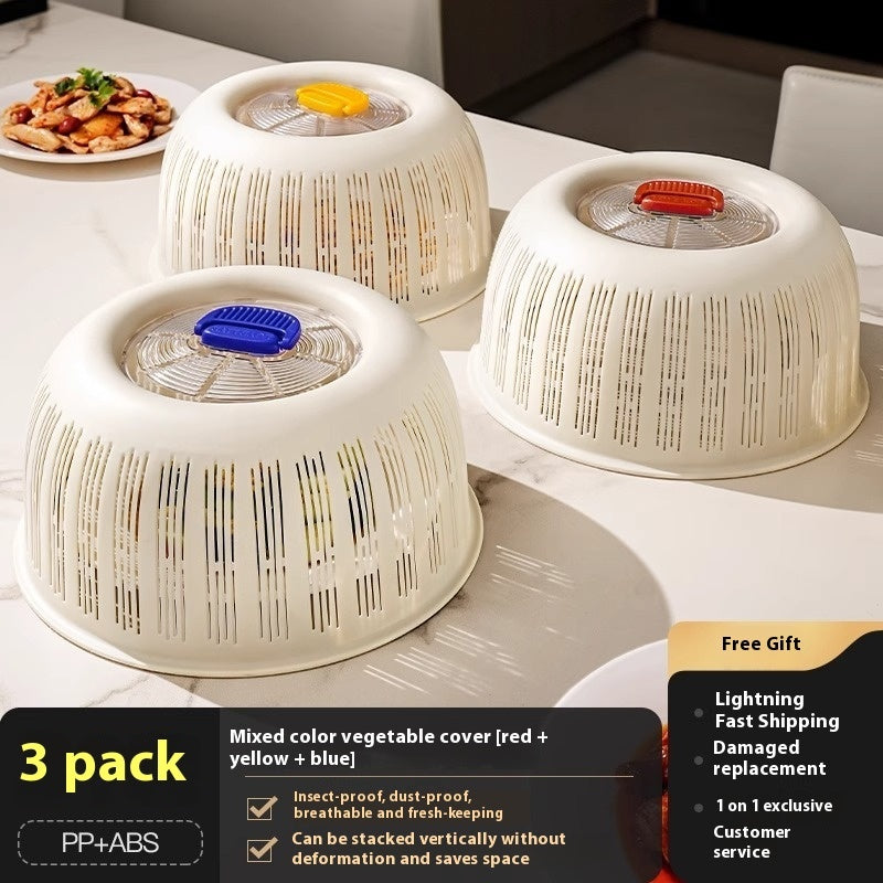 Foldable Vegetable & Food Table Dust Cover – Meal Protection for Kitchen & Dining