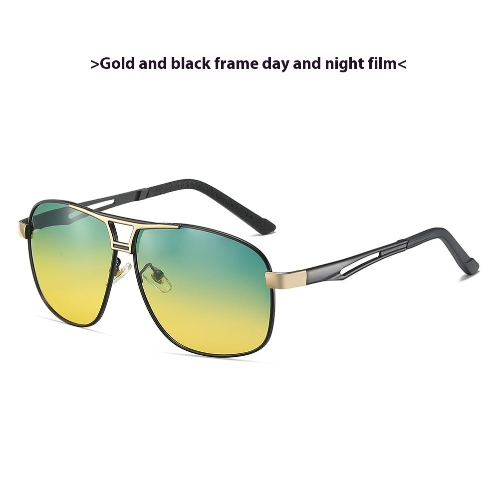 Men's Day and Night Dual-Use Photochromic Driving Sunglasses