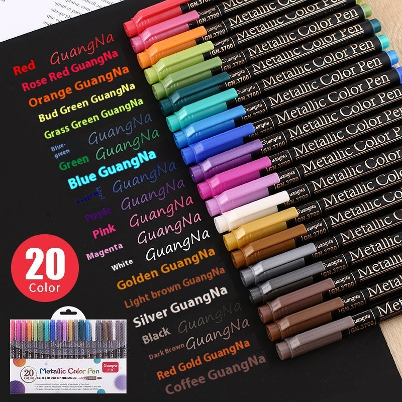 Metal Painting Color Graffiti Pen For Fine Arts