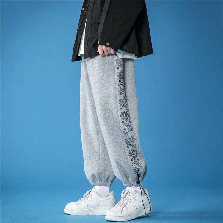 Men’s Loose Tie-Foot Fashion Casual Pants – Trendy Street Style