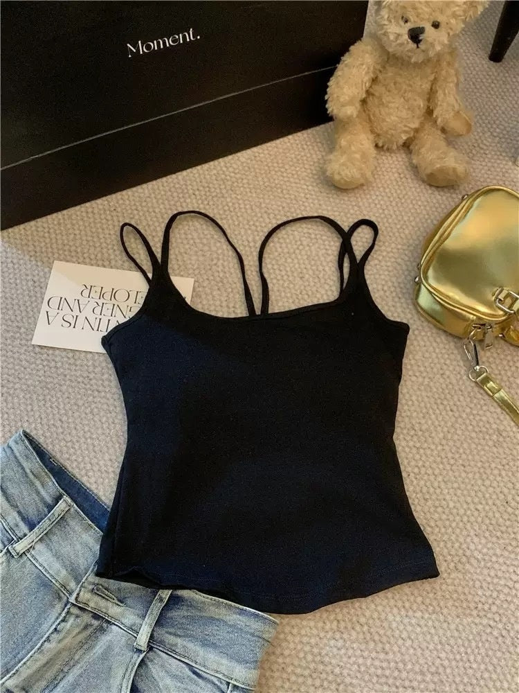 Women's Double-shoulder Strap Sling Top