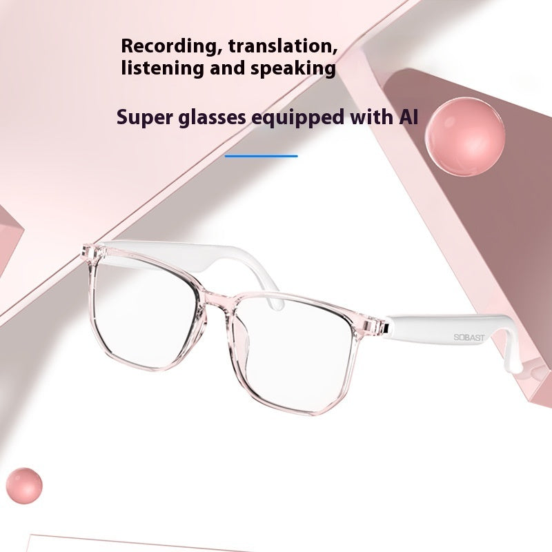 Intelligent AI Translation Bluetooth Glasses Headset