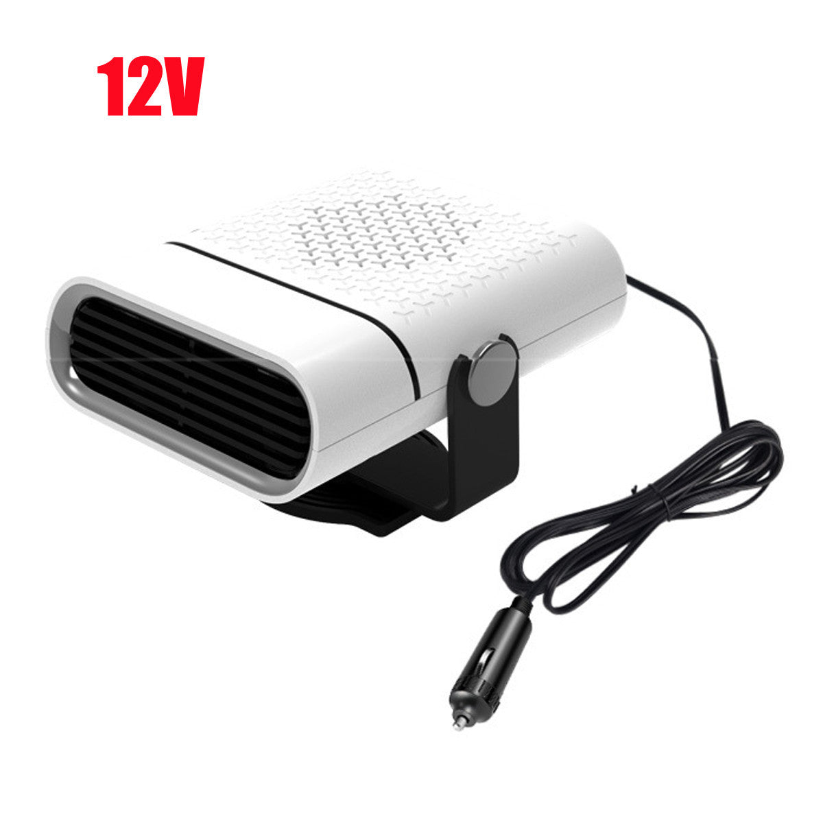 3-in-1 Car Heater and Defogger, Plug-In Cigarette Lighter Mini Heater and Defroster Fan