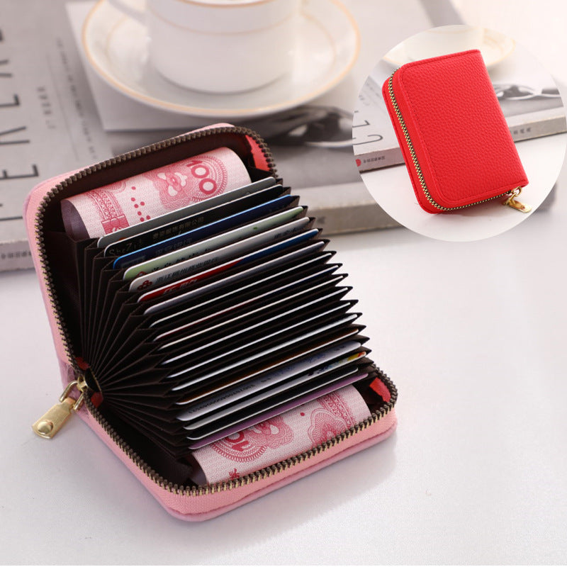 Women's Organ Card Holder Multi-card Rfid