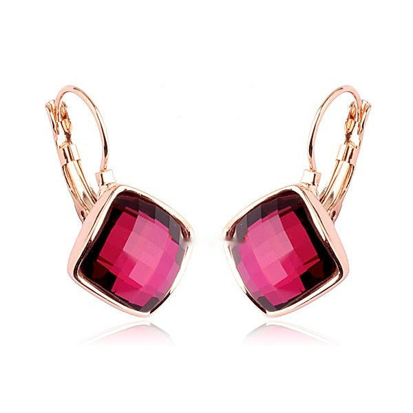 Korean Style Graceful Earrings Simple Square