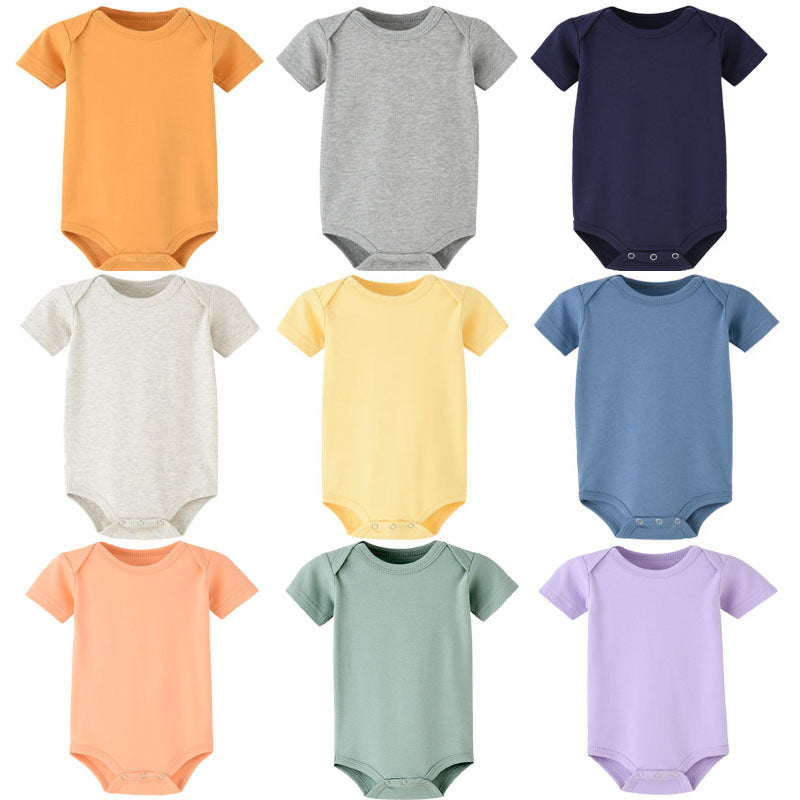 Knitted Summer Short Sleeve Romper Unisex Baby Regular Fit