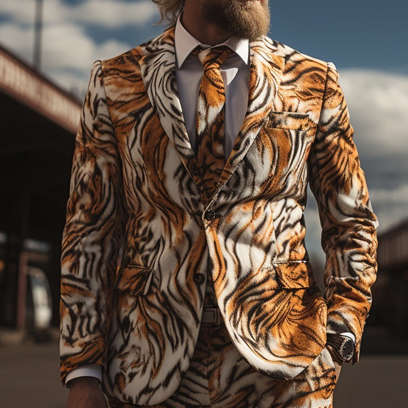 Men's 3D Digital Printing Suit Cos Party