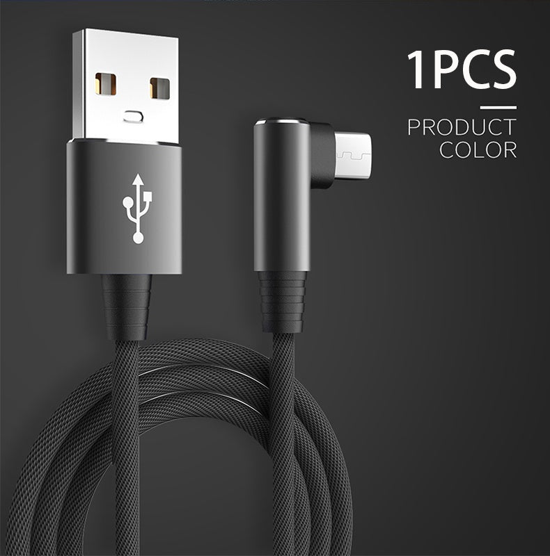 Mobile Phone Elbow Fast Charging Data Cable