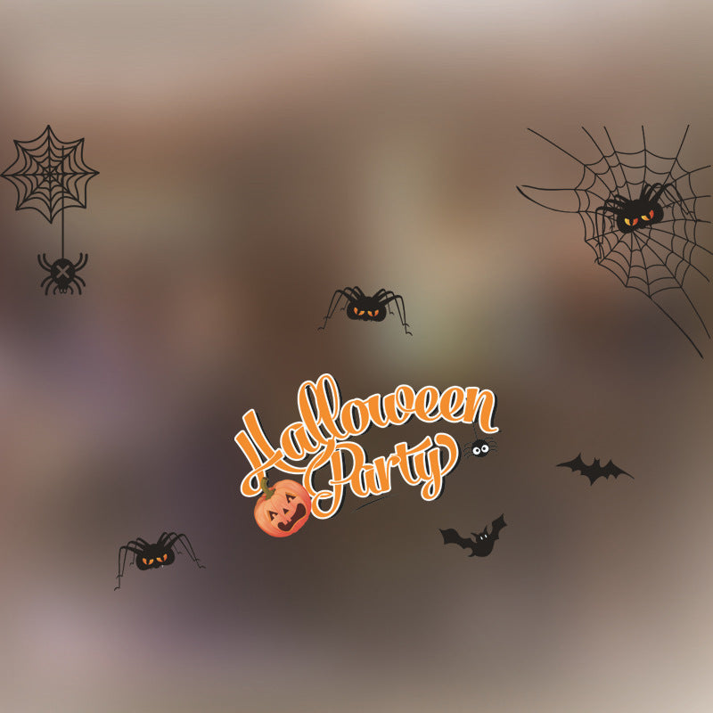 Halloween Decoration Kindergarten Stickers Glass Door