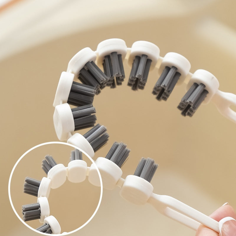 Faucet Cleaning Brush – Bendable Kitchen and Bathroom Cleaning Tool for Oil Stains, Gaps, Tubes, Sinks, and Bathtubs