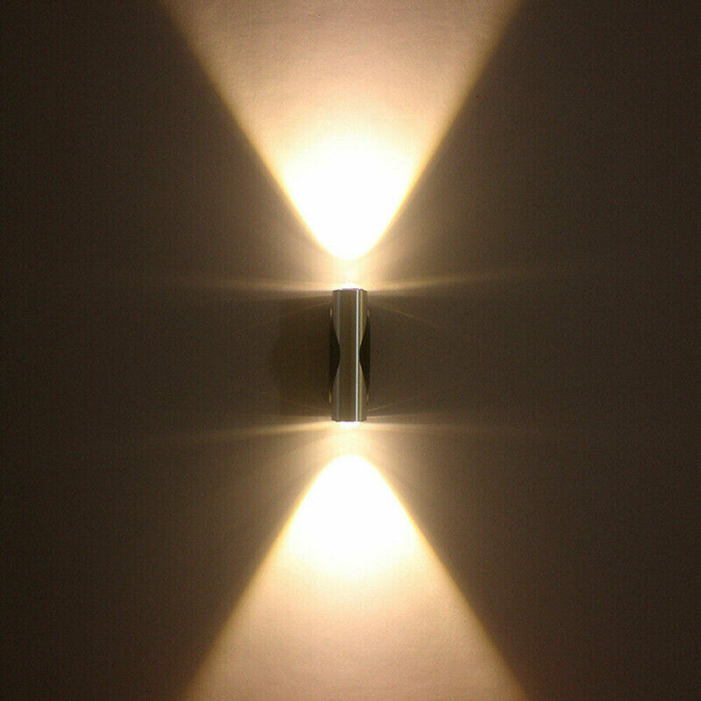 LED Aluminum Frame Wall Lamp Indoor 85-265V Decorative Lighting for Corridor Living Room and Bedside