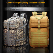 Unisex Oxford Fabric Camouflage Tactical Backpack 55L