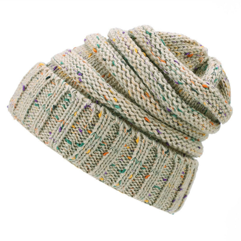 Simple Stylish Warm Knitted Woolen Winter Hat for Men and Women
