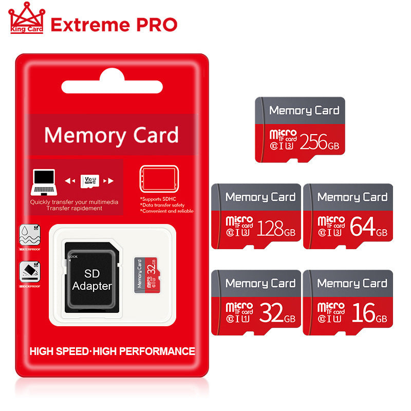 microSD (TF) Memory Card – 8GB/16GB Class 10 UHS-I, 32GB U3 High-Speed for Camera, Phone & Game Console