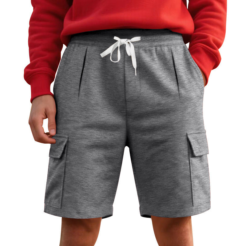 Men's Straight Leg Polyester Shorts In Multiple Colors