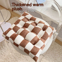 Warm Fleece Checkerboard Grid