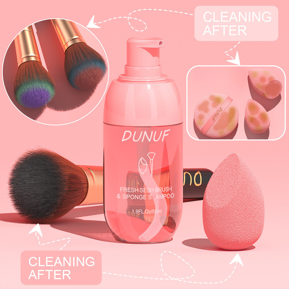 55ML Makeup Brush Cleaner – Portable Home Cleaning Tool