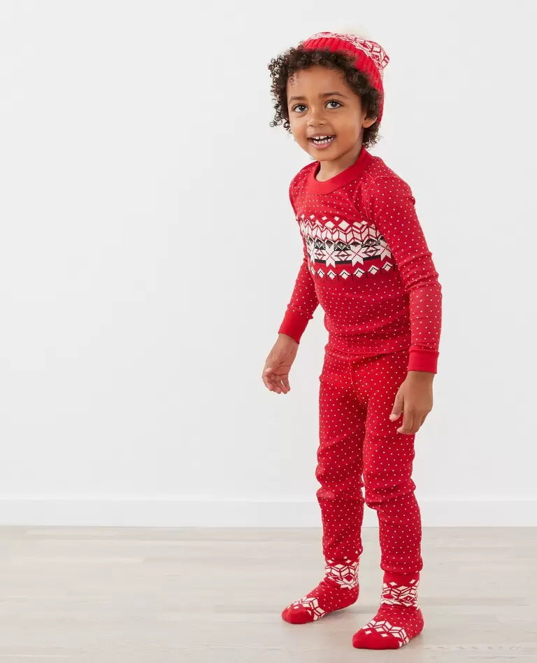 New Explosive Christmas Little Retro Parent-child Homewear