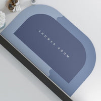Trapezoidal Rounded Blue