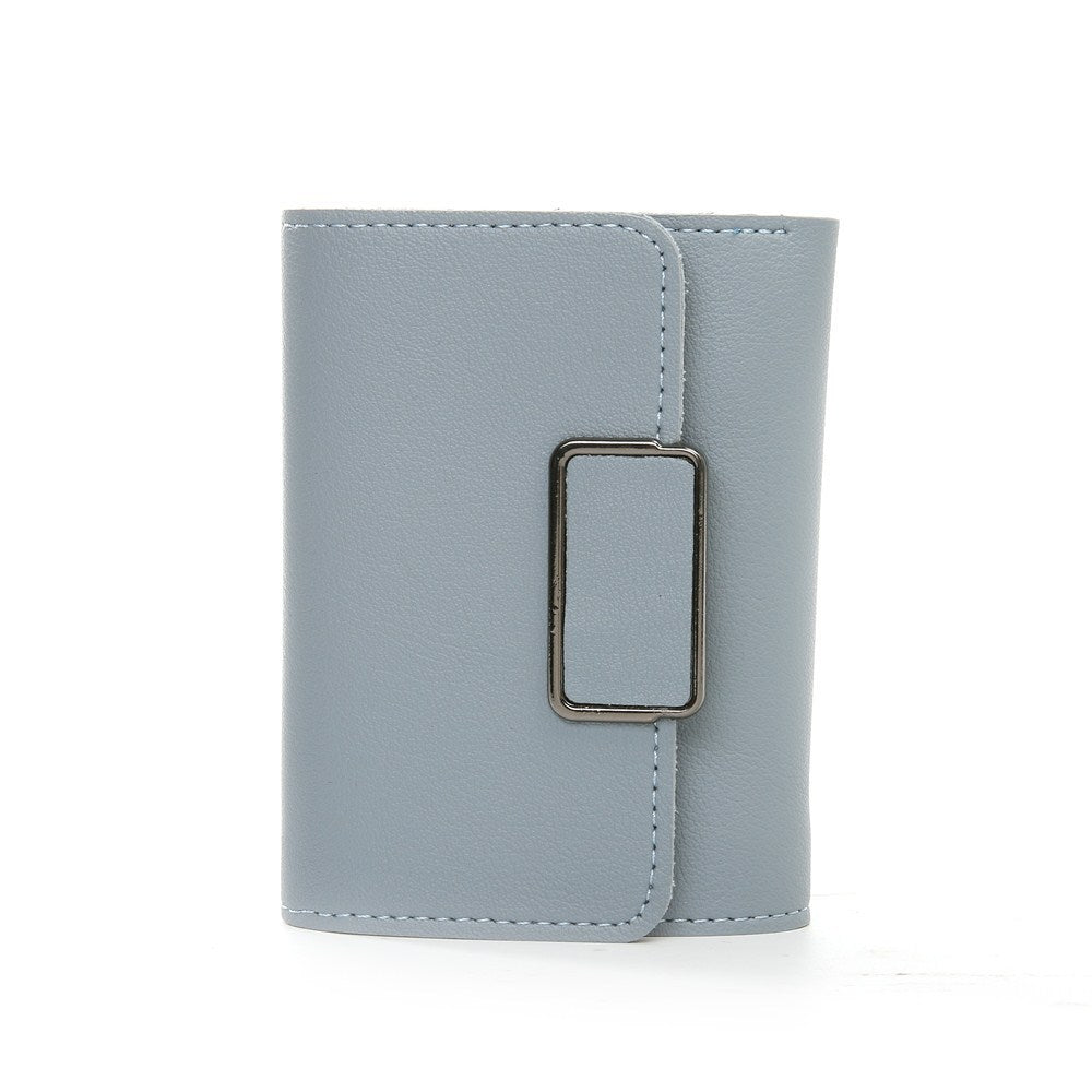 Women's Short And Simple Plaid Fashion Wallet