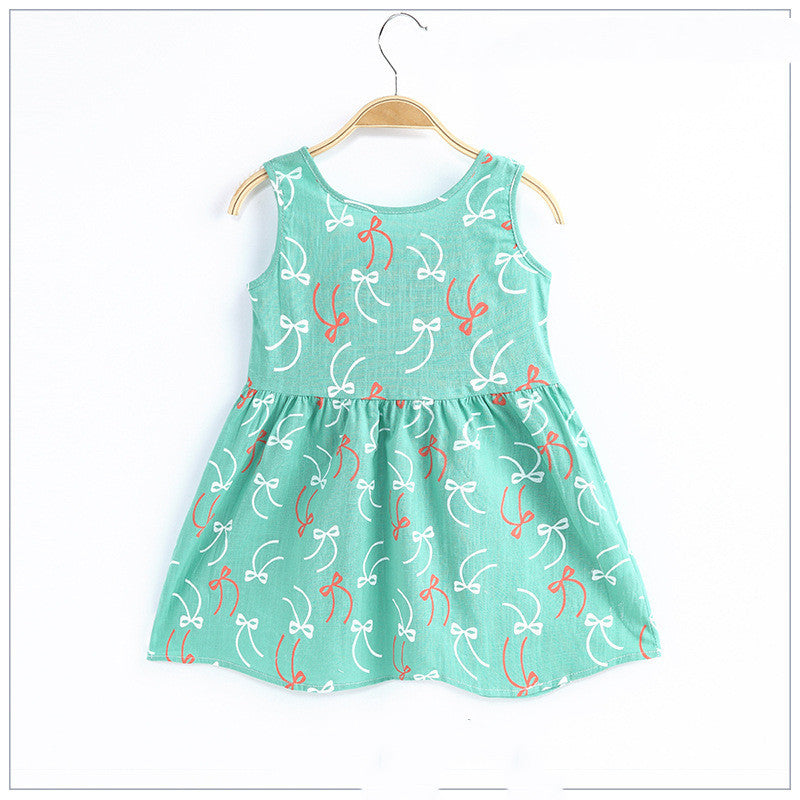 Sleeveless Vest Children's Dress