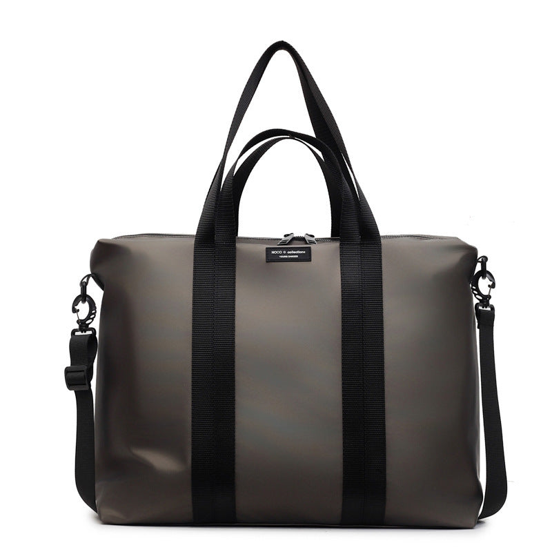 Unisex Solid Color Oxford Cloth Tote Travel Carryall