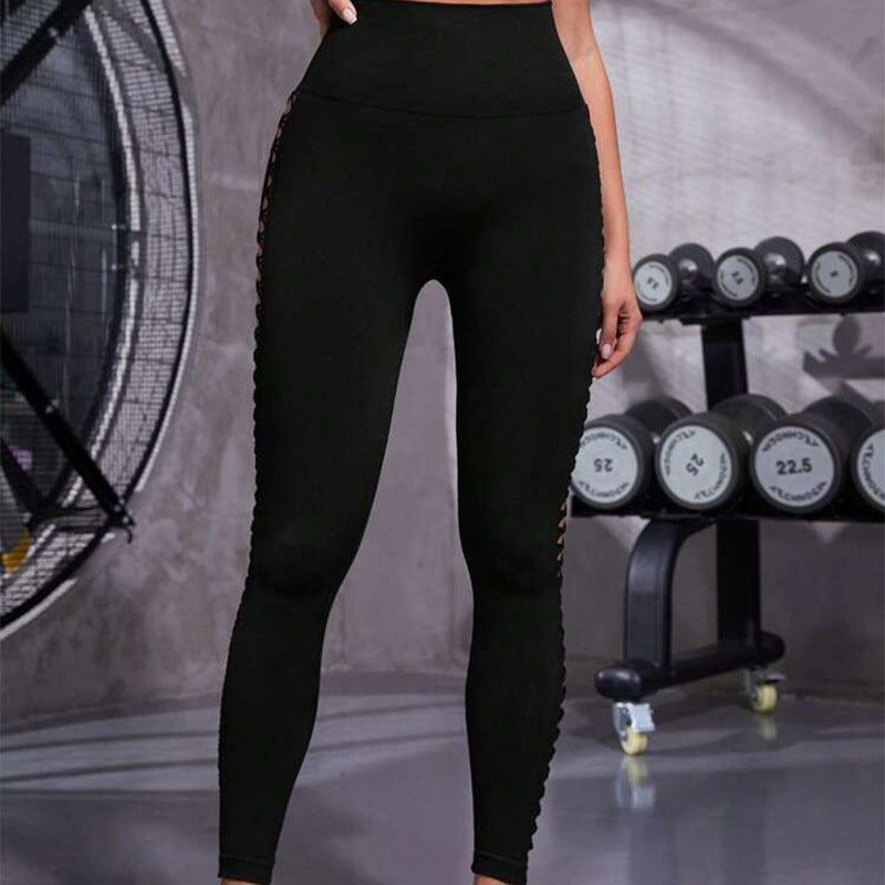 Women’s Solid Color High-Waist Slim Pants – Fashion Casual Nylon Stretch