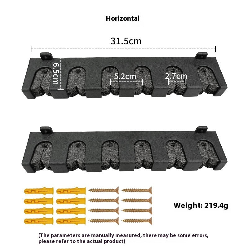 Rod Display Stand Wall-mounted Vertical Wall Fishing Gear Storage Rack