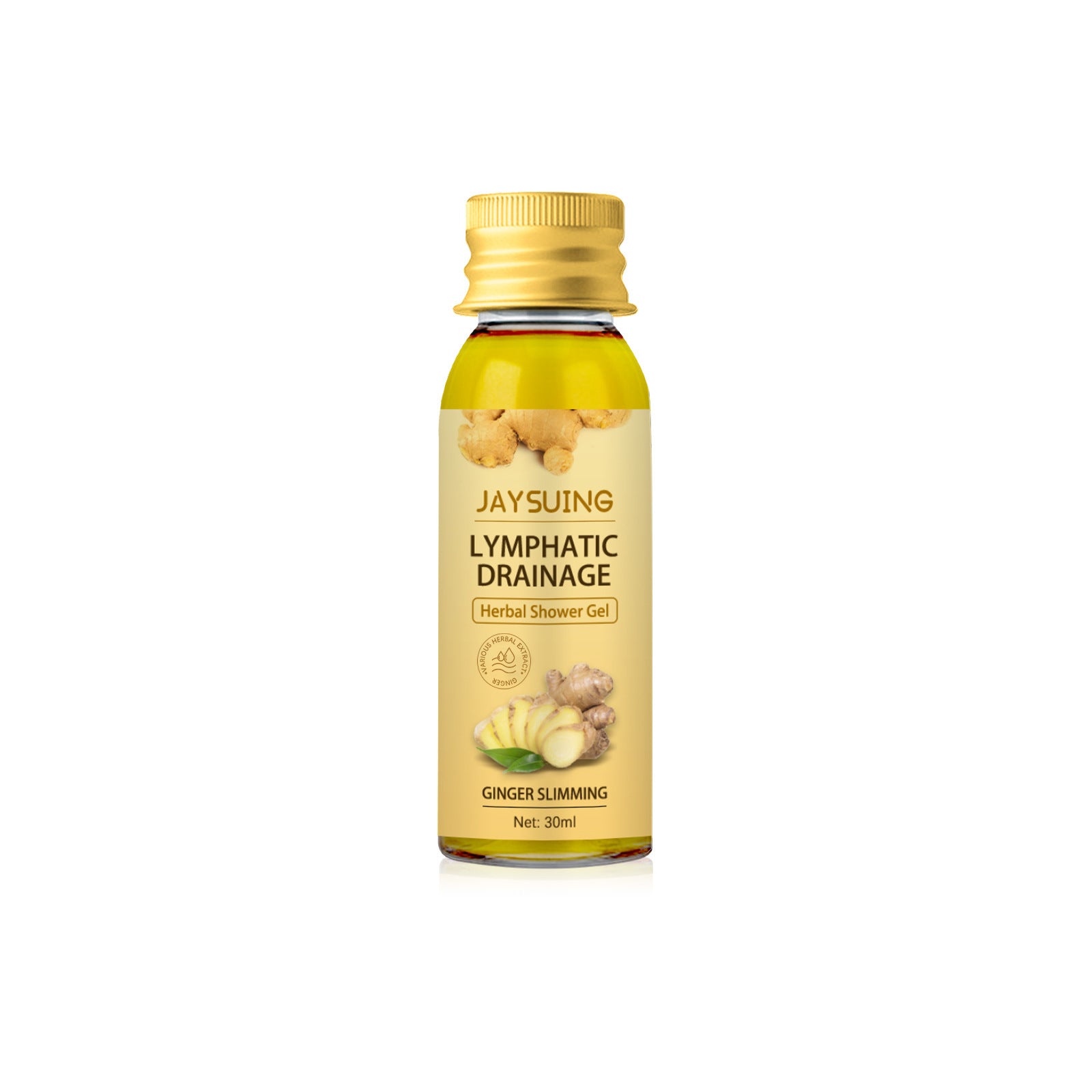 Ginger Body Shaping Shower Gel Fade Lymph Slimming Softening Skin Firming Thin Waist