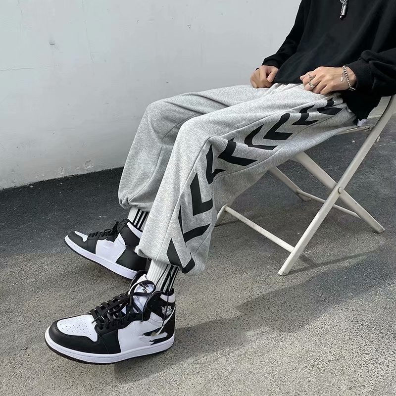 Men’s Draped Straight Casual Pants – Fashion Loose Fit Trousers