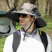 Solar Fan Cap Outdoor Mountaineering Fishing