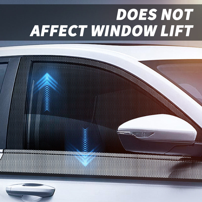 Car Front and Rear Side Curtain Sun Visor Shade, UV Protection and Anti-Mosquito Mesh Cover for Windows