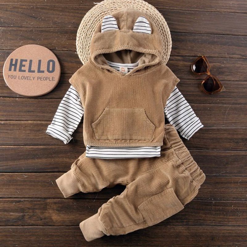 Kids Casual Slim Polyester Baby Boys Suit For Occasions