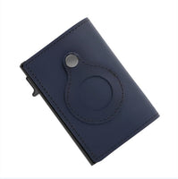 Leather blue