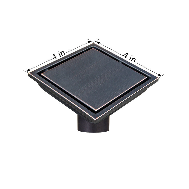 304 Stainless Steel Invisible Floor Drain – Bathroom Deodorizing American-Style Floor Drain