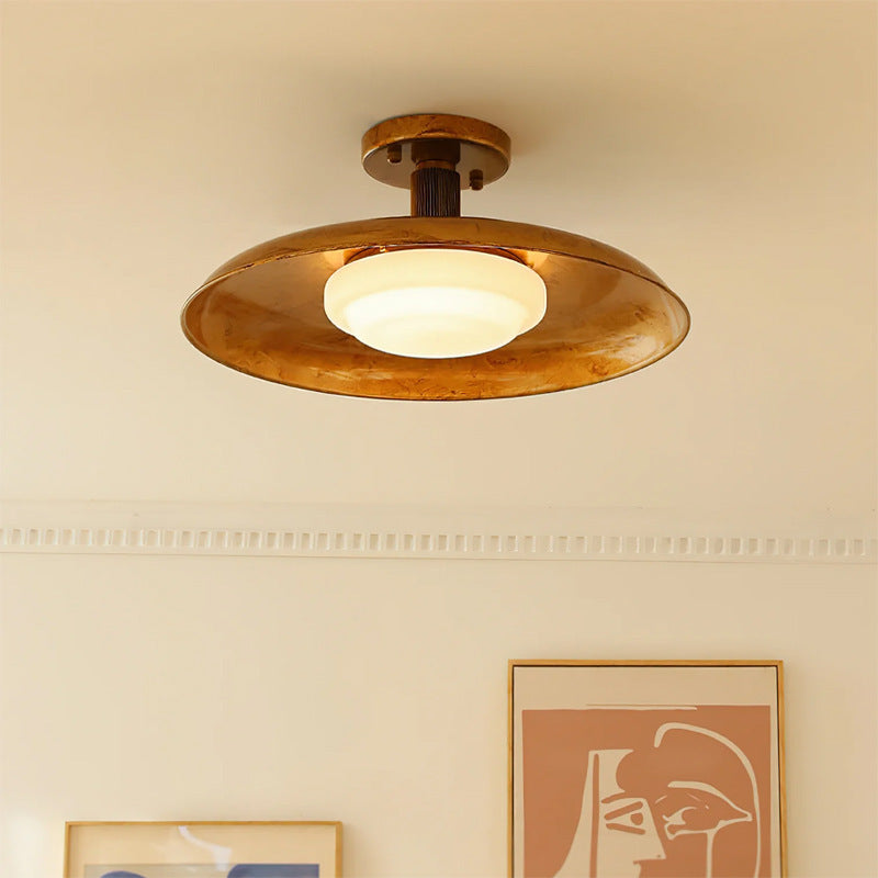 American Retro Entrance Foyer Balcony Ceiling Lamp