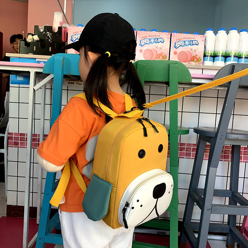 Cute Canvas Backpack Anti Lost For Kids Everyday Use