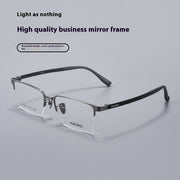 Semi-Rimless Titanium Glasses – Lightweight Plastic Steel Frame