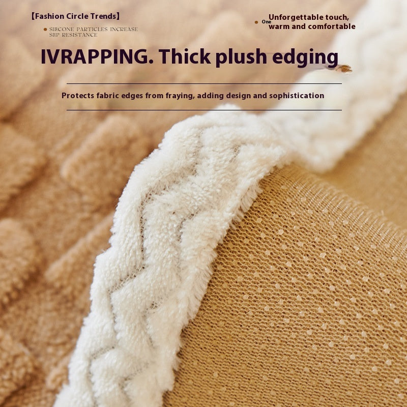 Heavy Weight Shu Cotton Velvet Anti-scratching Sofa Cover