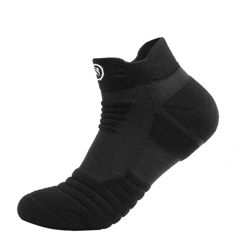 Men's Running and Basketball Socks with Thick Towel Bottom