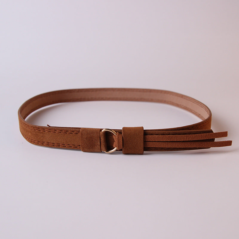 Fashion Personality Top Hat Button Belt Accessories