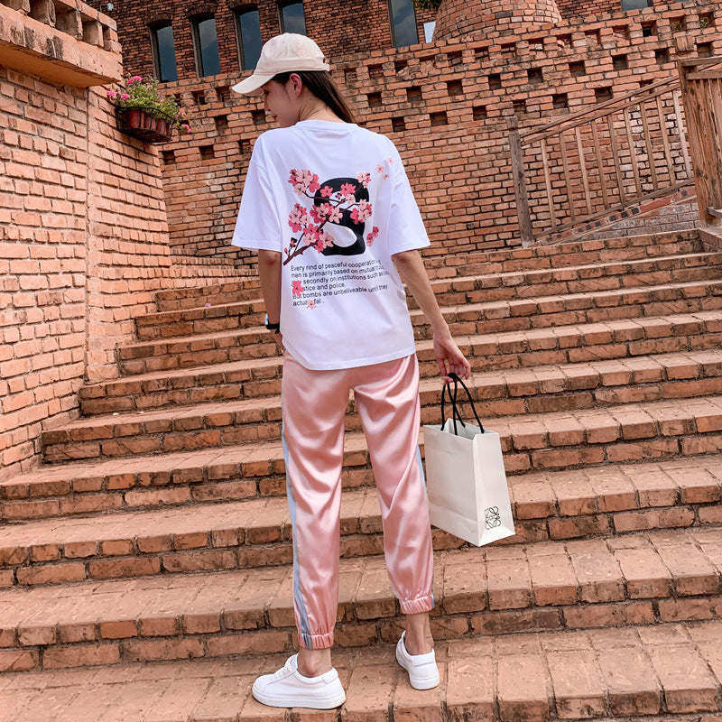 Sports Casual Loose Suit Women Fashion