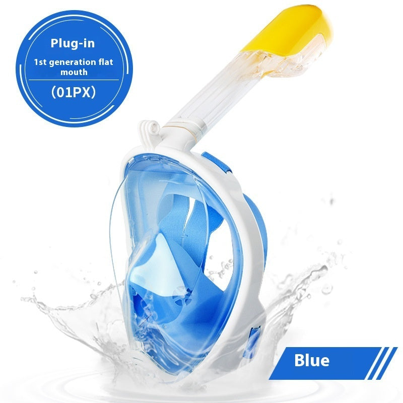Silicone Snorkel Diving Mask With PVC Seal For Swimming